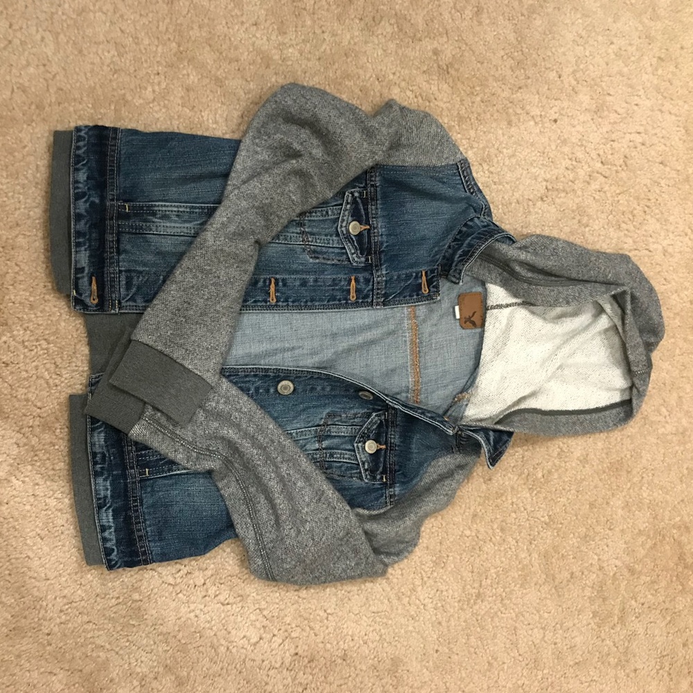 Denim hoodie